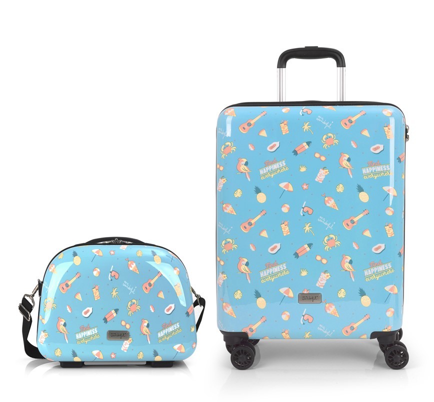 HAPPY MR. WONDERFUL Jogo de Mala de cabine e Neceser