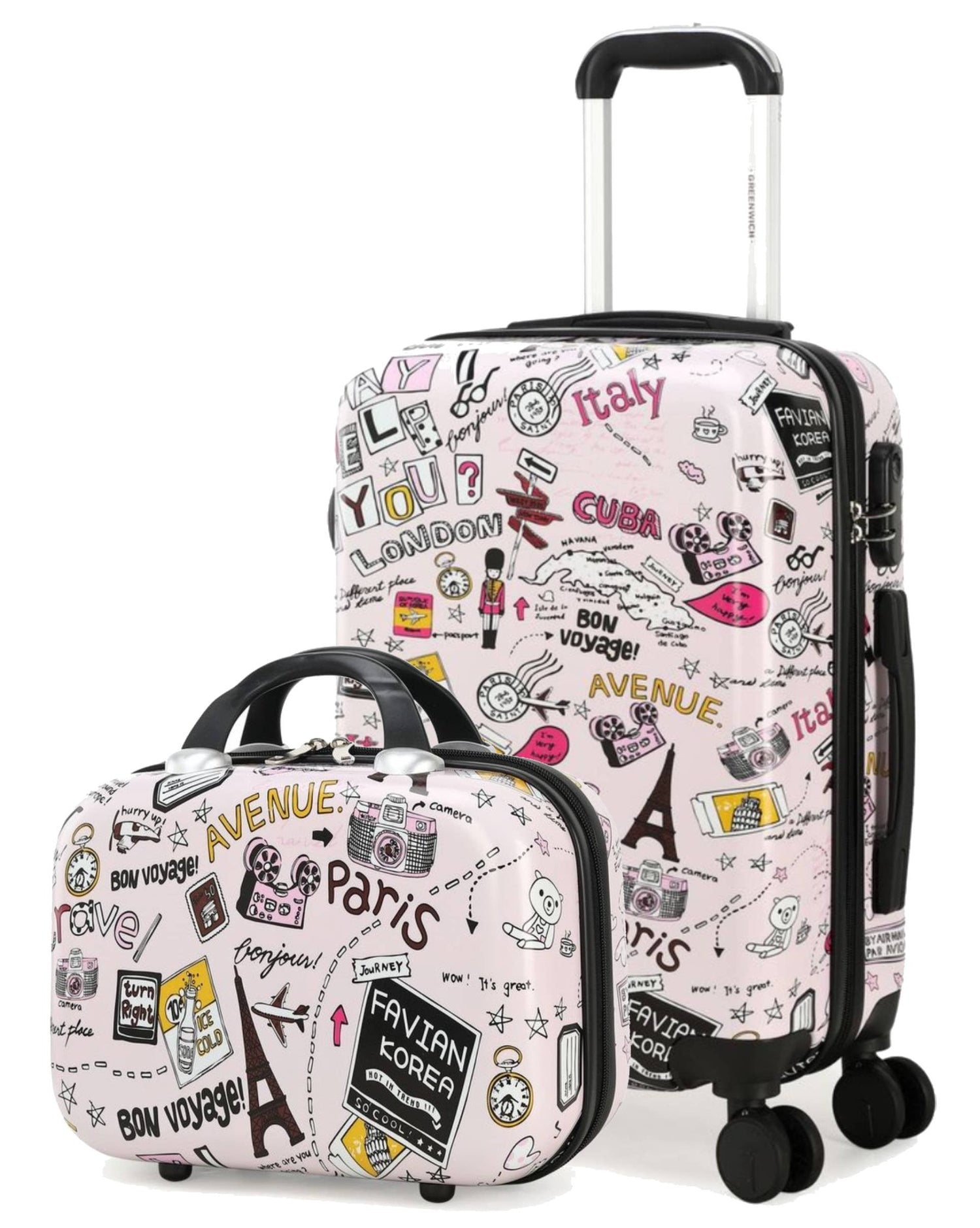 Greenwich Pequeno jogo de mala Maracaibo + Neceser