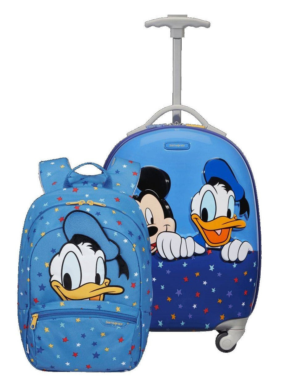 SAMSONITE Set van Trolley Baby en rugzak S+ DONALD STARS van DISNEY ULTIMATE 2.0