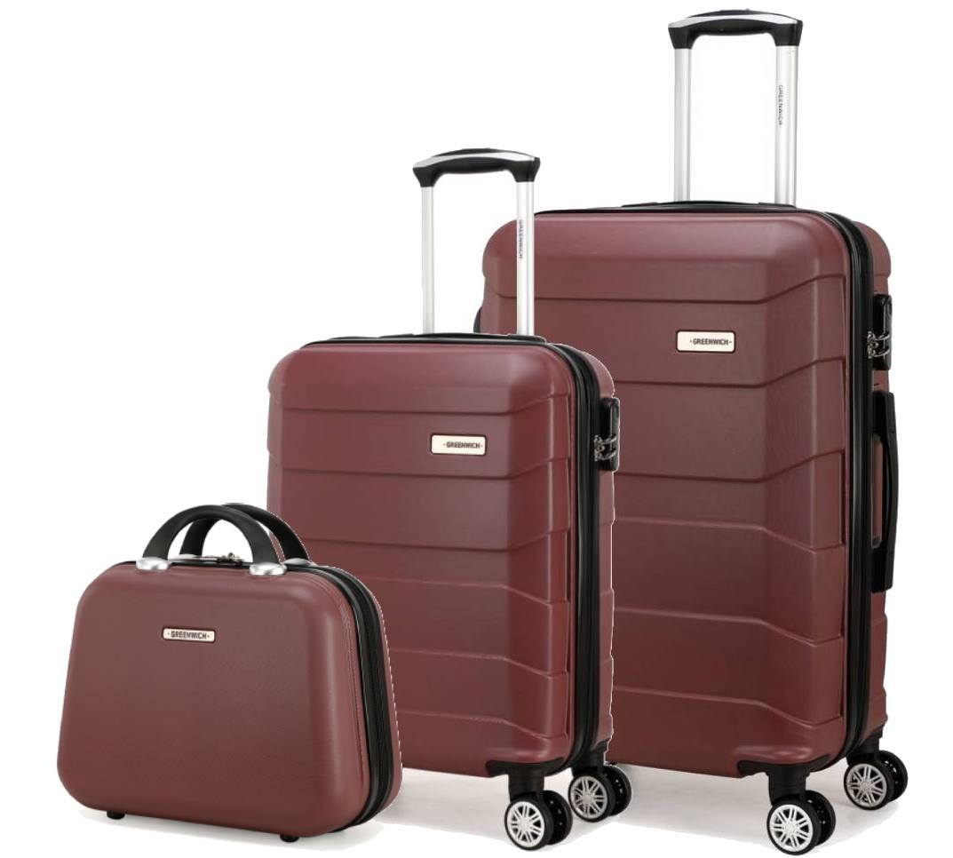 Set of extendable suitcases with Neceser BUDAPEST of Greenwich