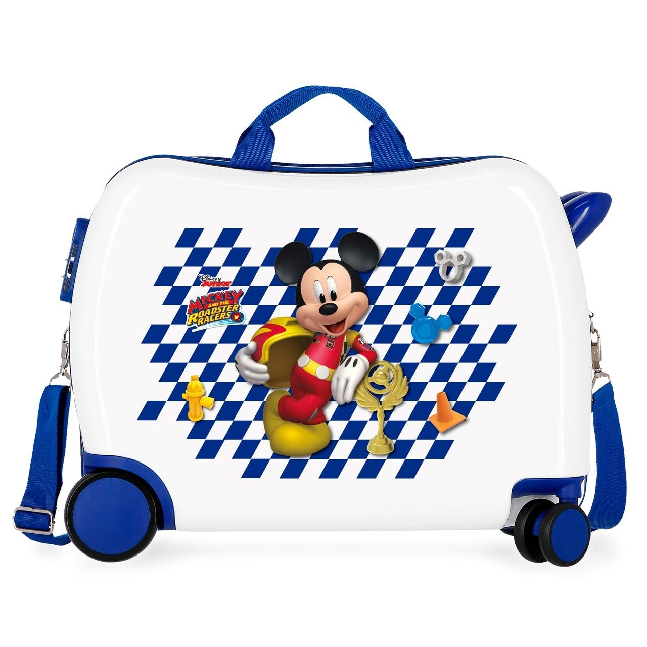 Suitcase pour enfants 2 roues multidirectionnelles Mickey Good Mood
