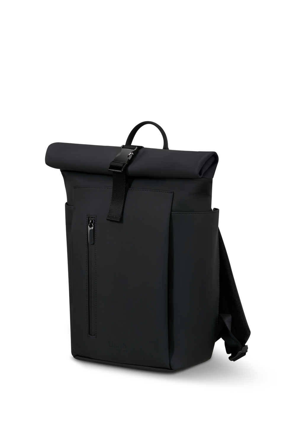 LIPAULT mini rolltop rygsæk LOST IN BERLIN - Sort