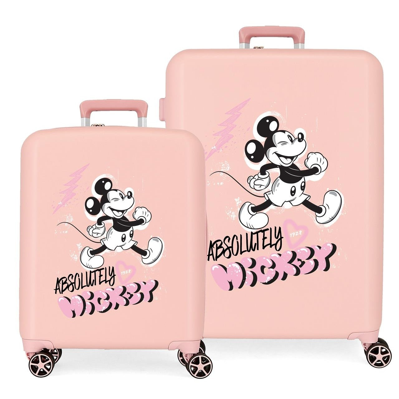 Koffer Disney MICKEY FRIENDLY 55 - 70 CM NUDE