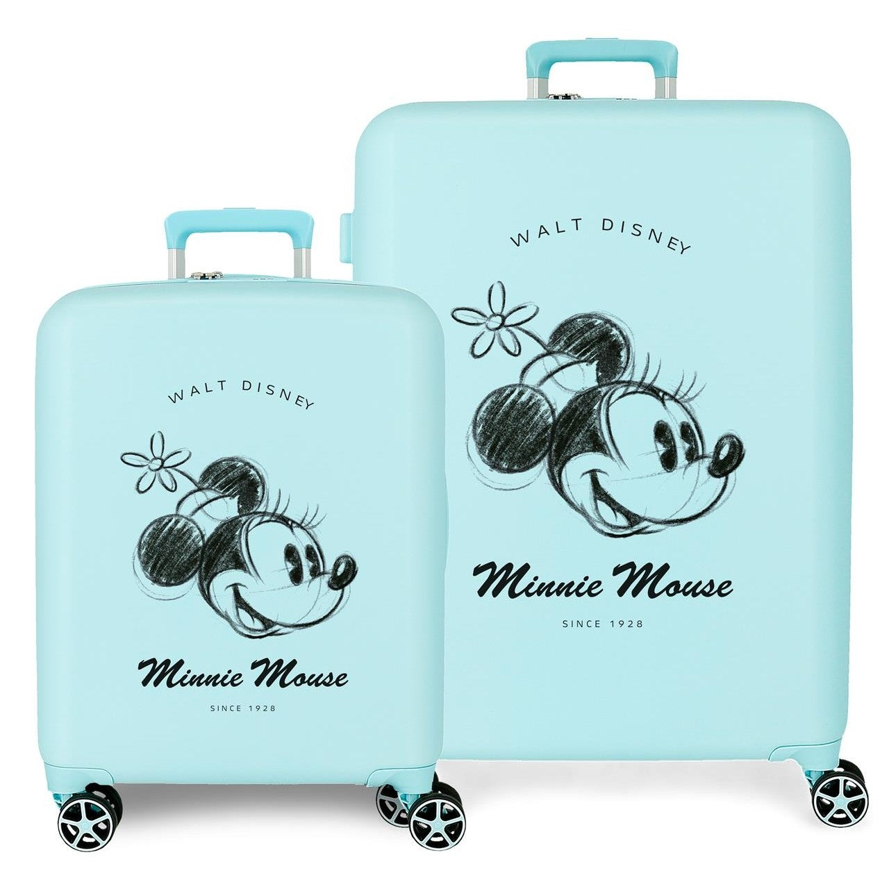 Set of suitcases Disney MINNIE YOU ARE MAGIC 55 - 70 CM NUDE
