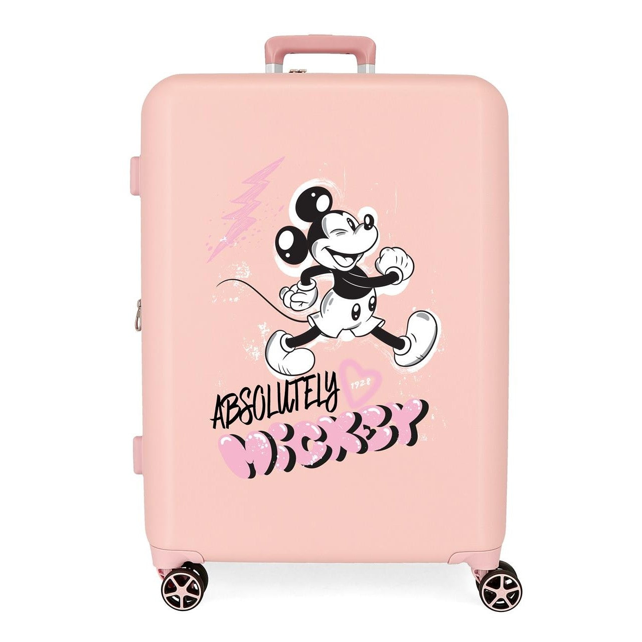 Rigid median suitcase Disney MICKEY FRIENDLY 70cm Nude