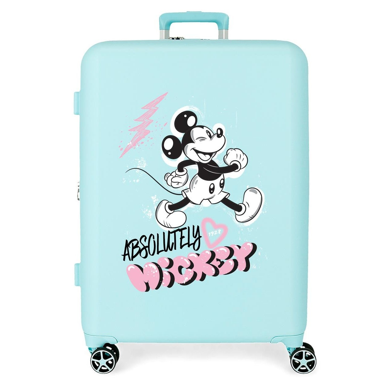 Rigid median suitcase Disney MICKEY FRIENDLY 70cm Nude