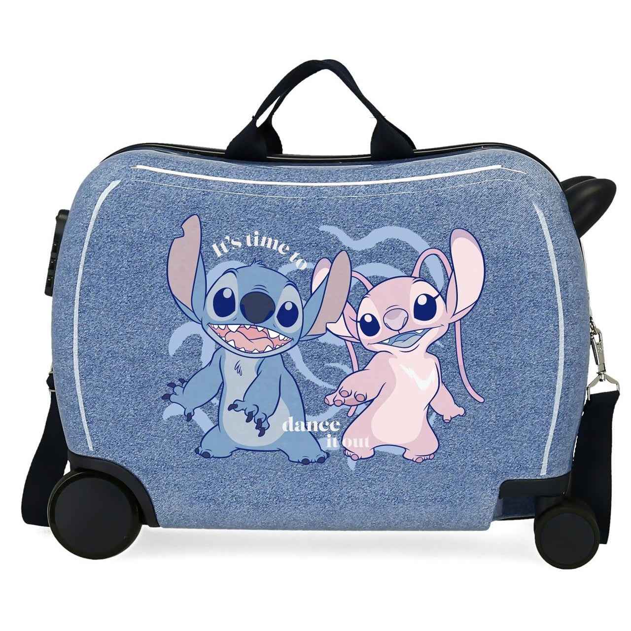 Children's suitcase Stitch Dance it out 2 multidirectional wheels