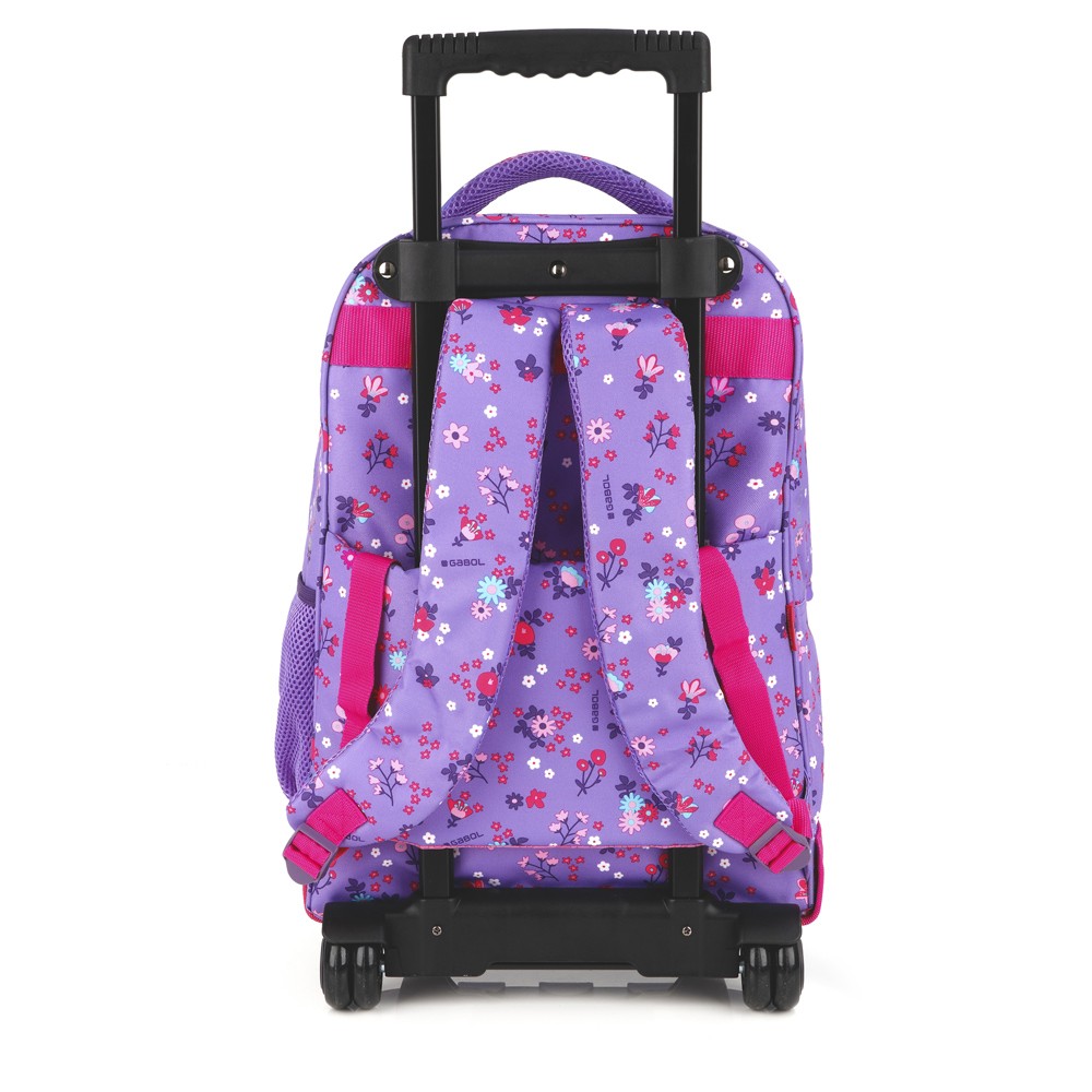 GABOL Zaino scolastico con ruote VIOLET