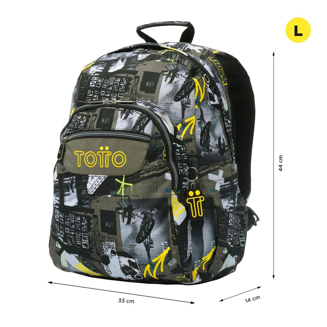 TOTTO School backpack - Acuareles 6CT Baski