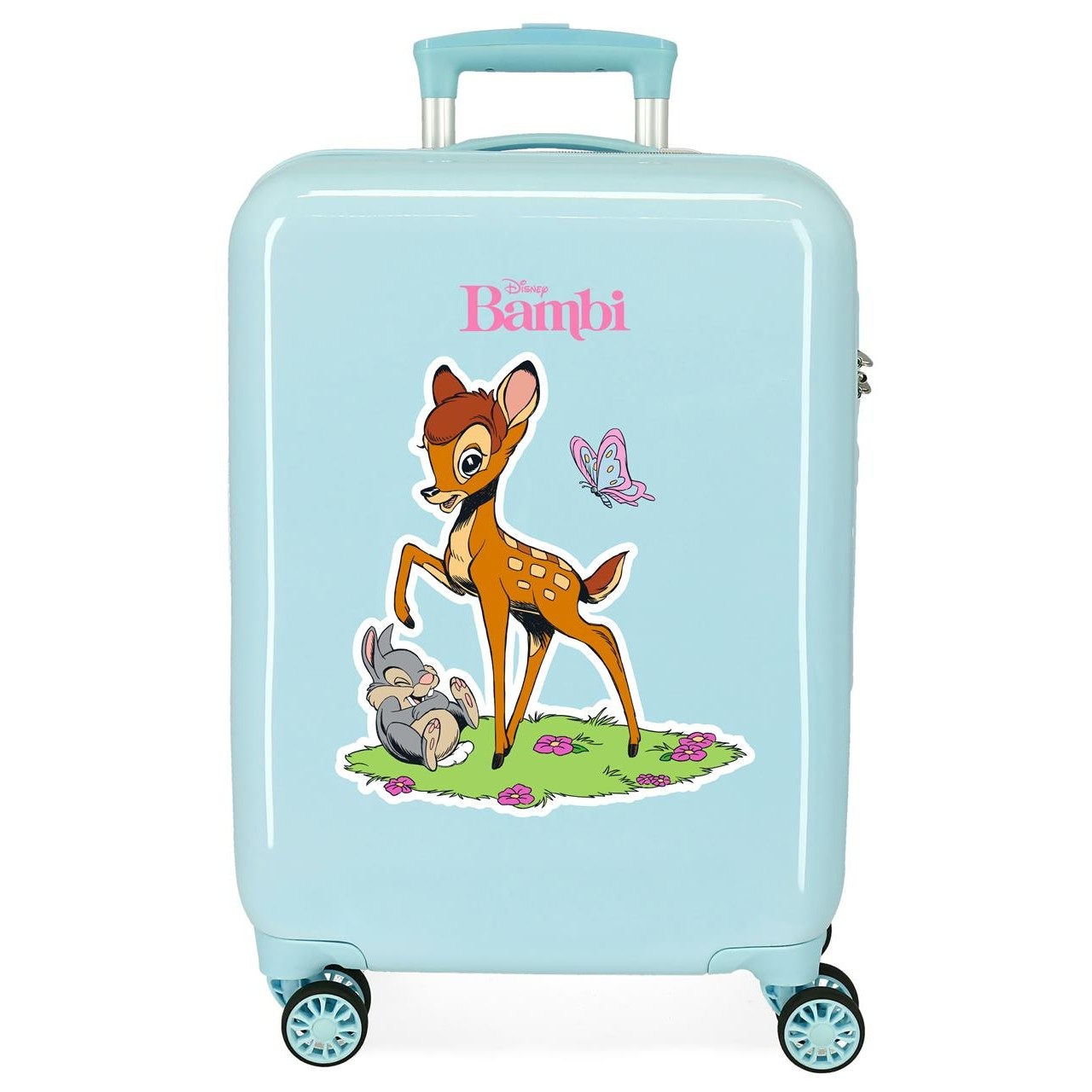 Cabin suitcase Bambi rigid 55 cm turquesa