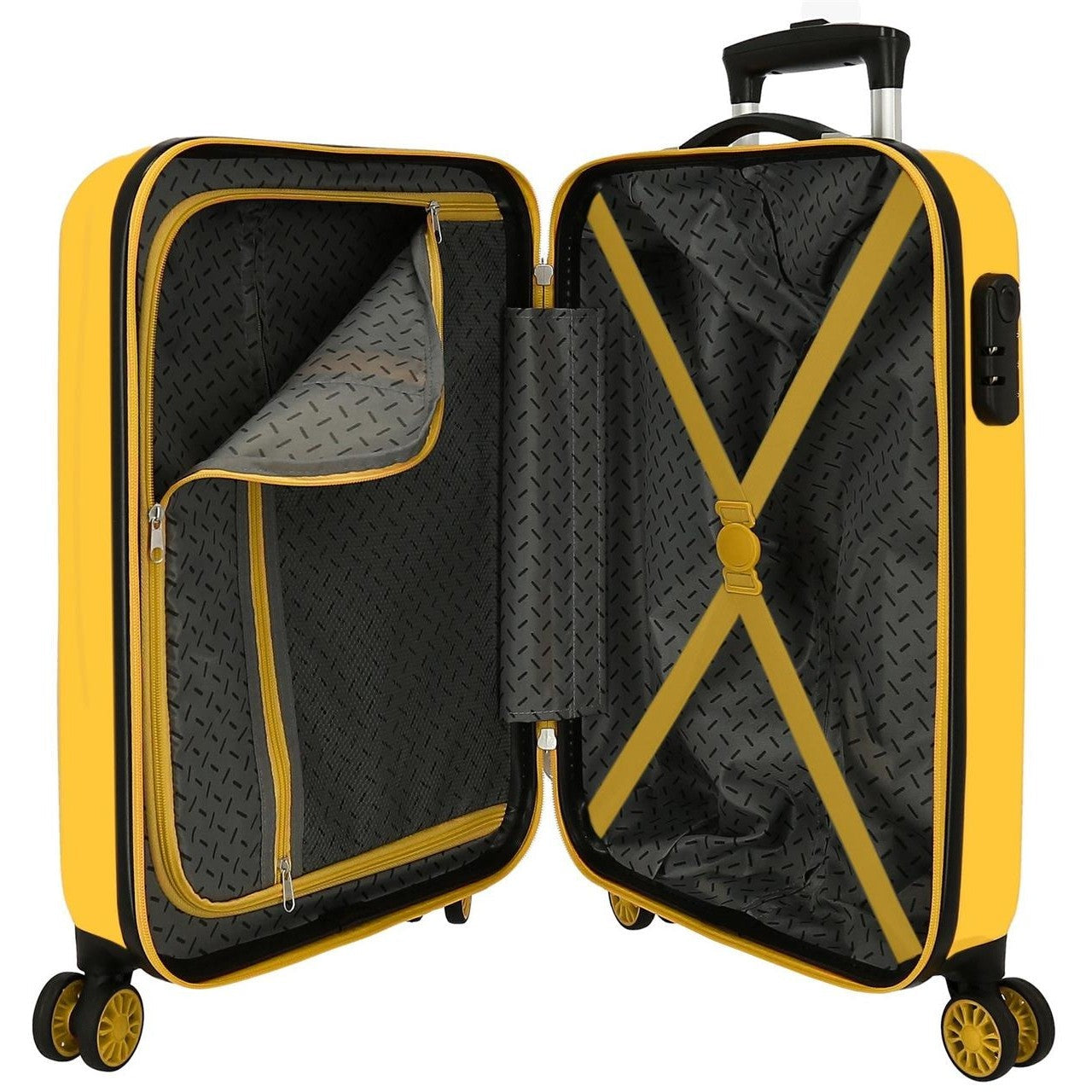 Cabin suitcase Mickey 3D 55 cm ocher