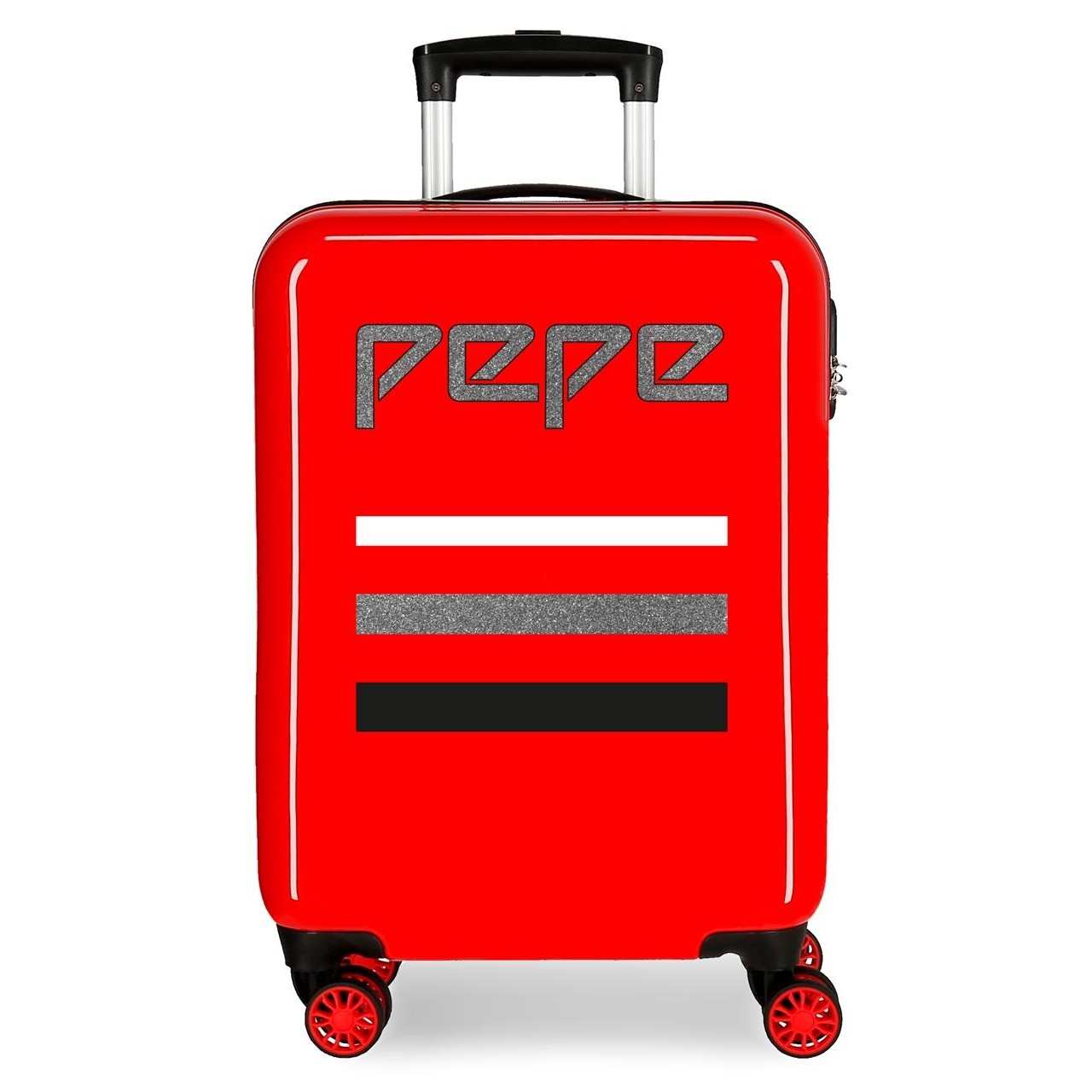 Valise cabine Pepe Jeans World rigide 55cm Rouge