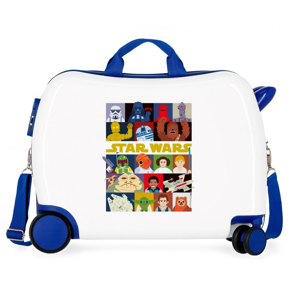 Walizka dla dzieci Star Wars Characters 2 koła wielokierunkowe