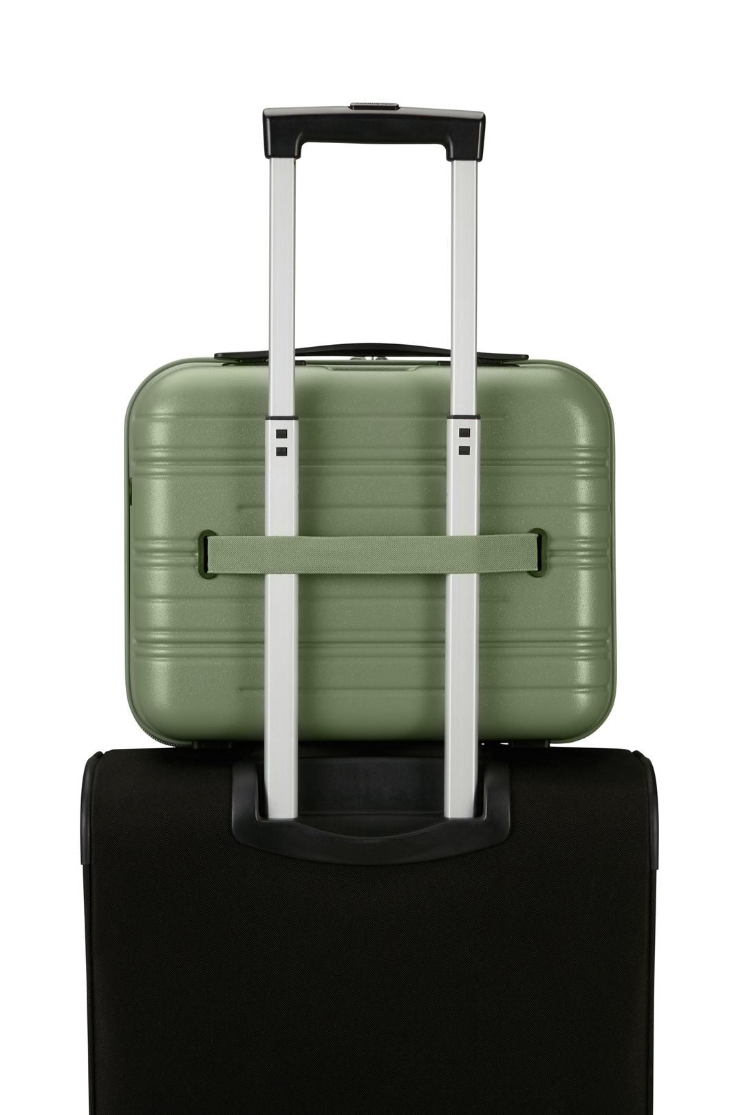 AMERICAN TOURISTER SET DI Valigia da cabina e NECESER RIGIDO HIGH TURN GRIGIO