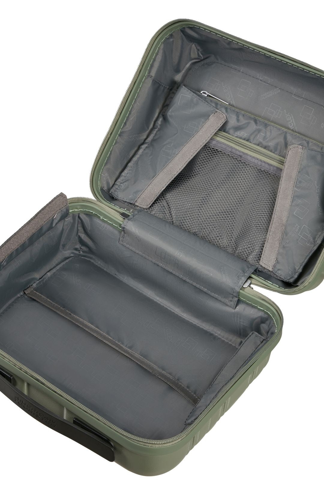 AMERICAN TOURISTER SET DI Valigia da cabina e NECESER RIGIDO HIGH TURN GRIGIO