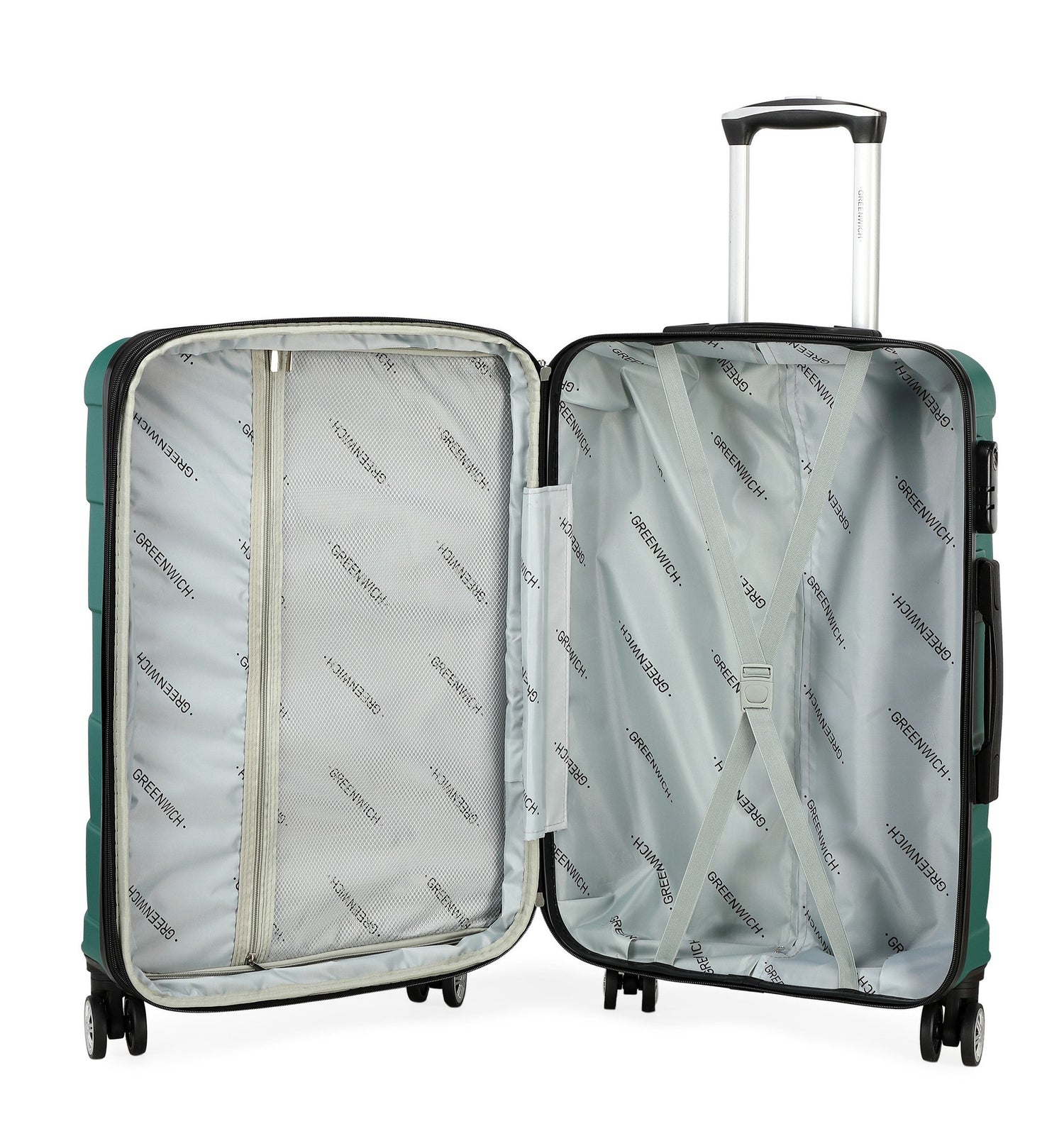 Extensible medium and small suitcase set BUDAPEST of Greenwich