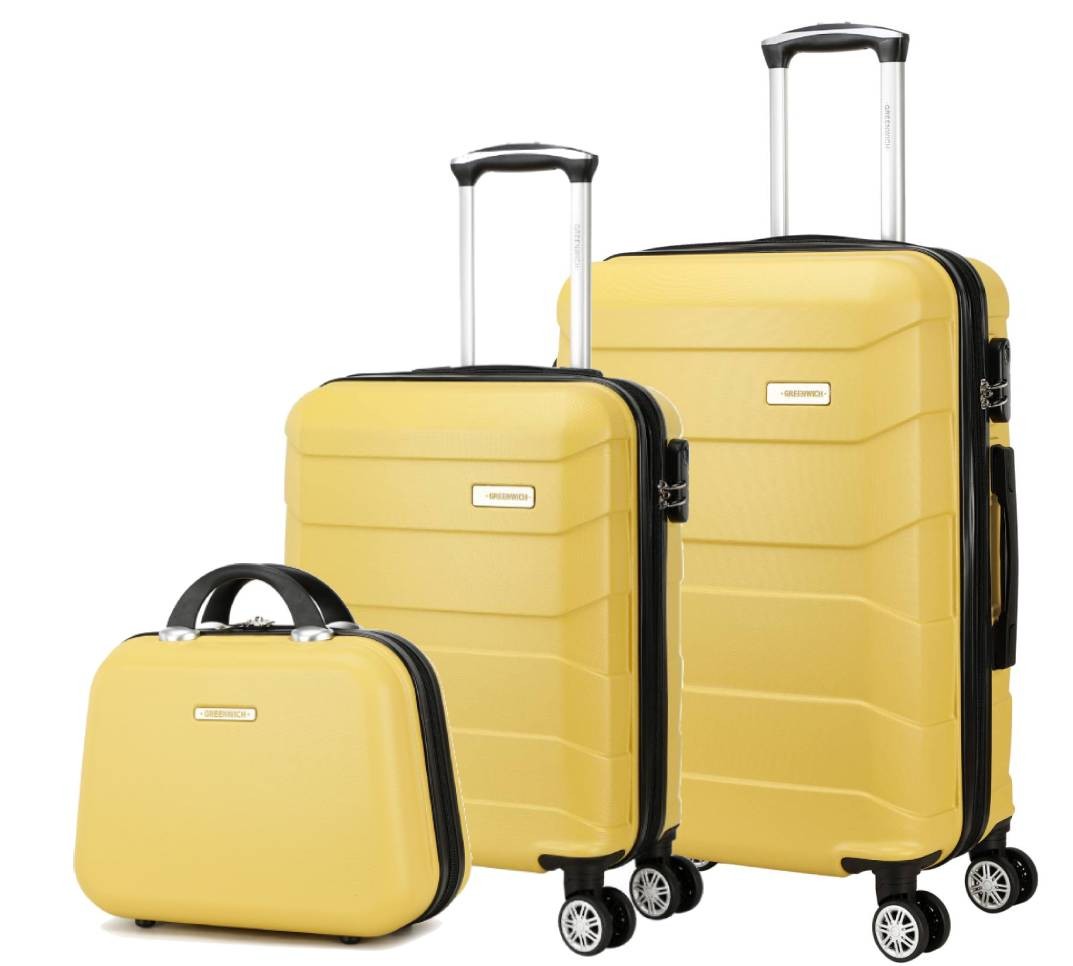 Set of extendable suitcases with Neceser BUDAPEST of Greenwich