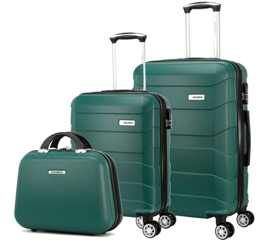 Set of extendable suitcases with Neceser BUDAPEST of Greenwich