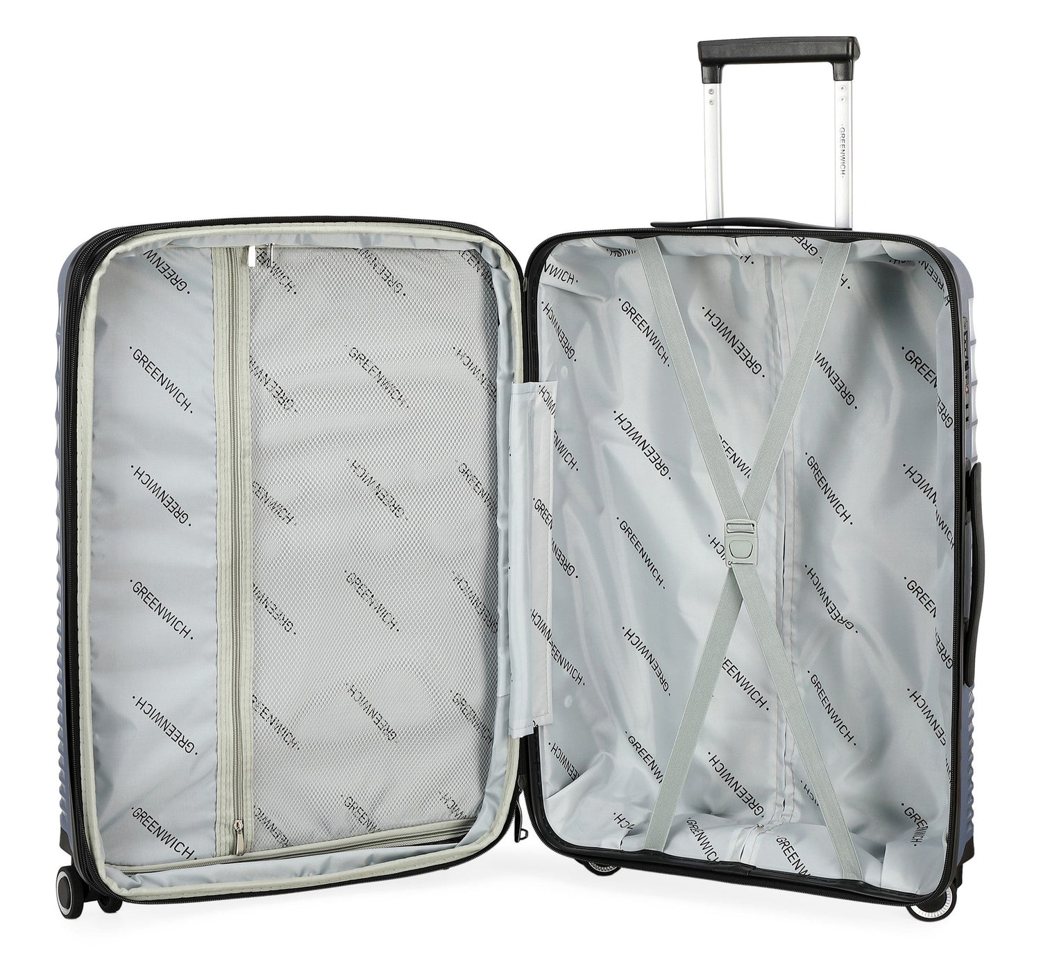 VALISE MANILA EXTENSIBLE DE POLIPROPILENO MÉDIAN- 67CM GREENWICH