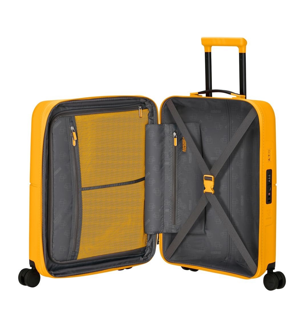 Pack Valise cabine Dashpop + Sac à dos Urban groove de American Tourister - Jaune