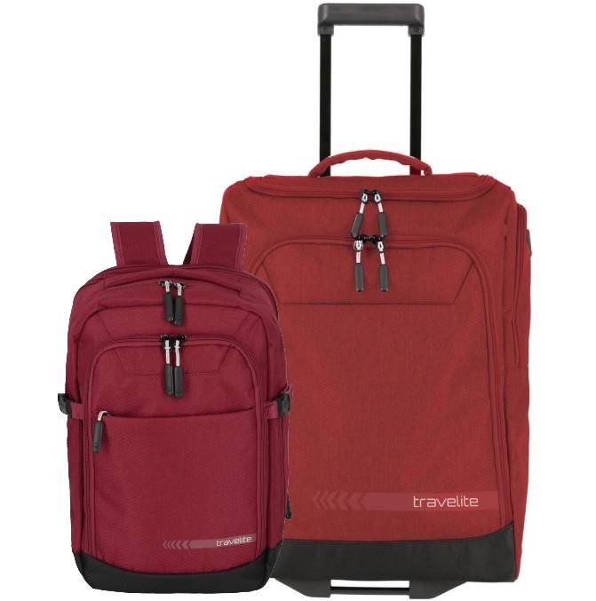 PACK TRAVELITE TROLLEY CABIN 55CM + Backpack KICK OFF