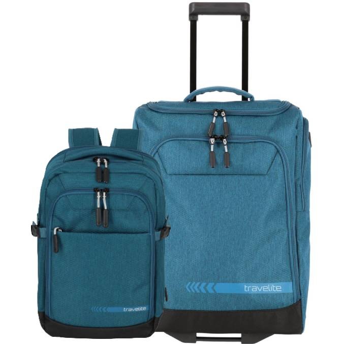 PACK TRAVELITE TROLLEY CABIN 55CM + Backpack KICK OFF