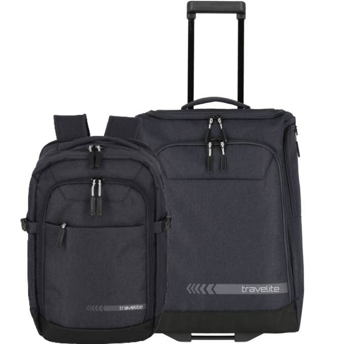 PACK TRAVELITE TROLLEY CABIN 55CM + Backpack KICK OFF