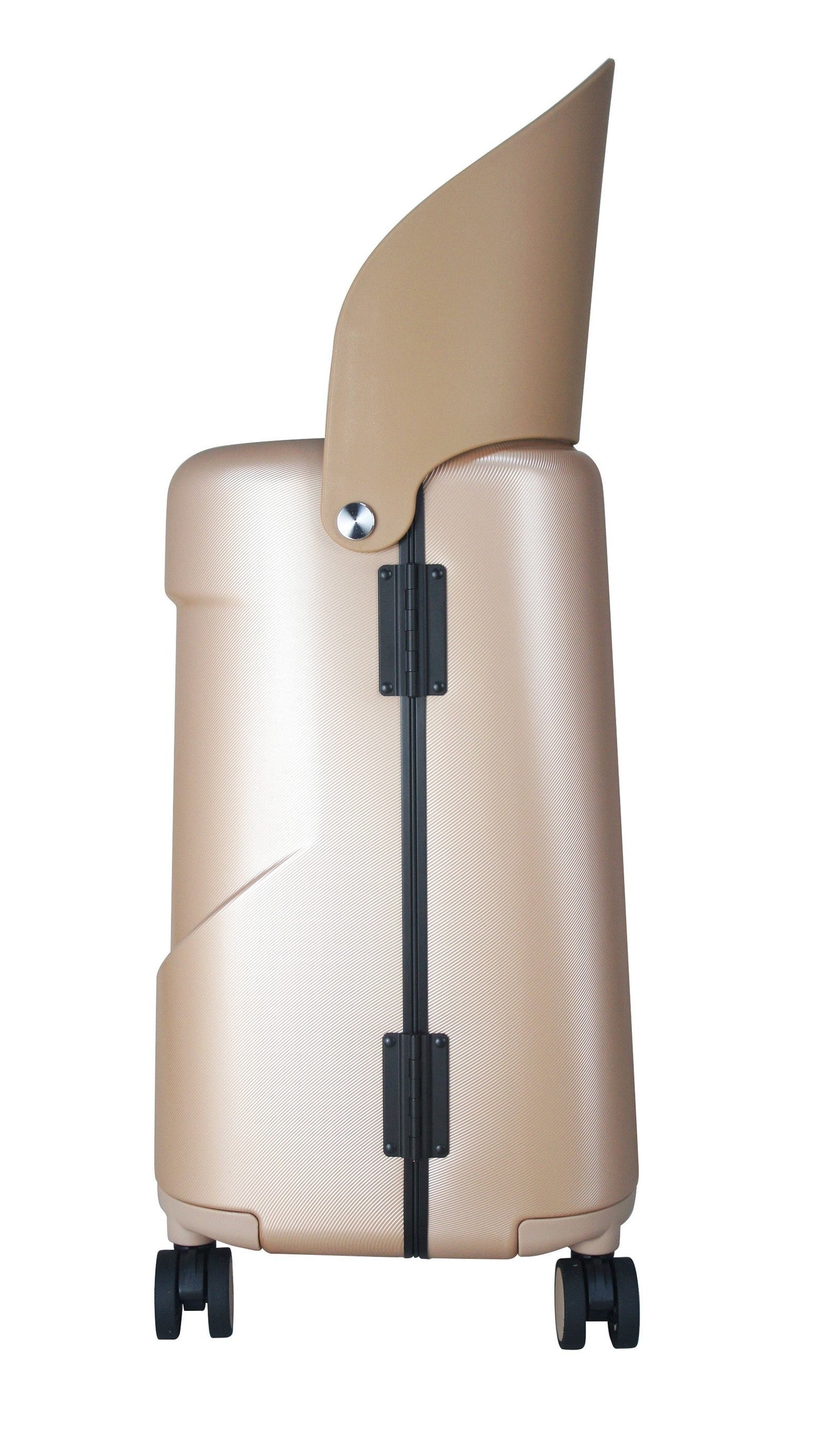 MIAMILY MALETA DE CABINA CON ASIENTO -CARRY ON- Champagne Gold