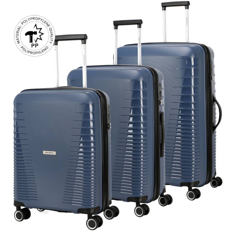 SET Of suitcases MANILA Extensibles of POLIPROPILENO GREENWICH