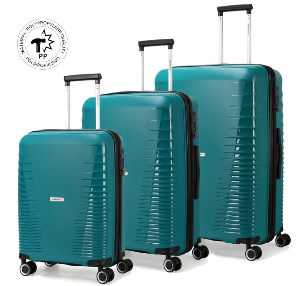SET Of suitcases MANILA Extensibles of POLIPROPILENO GREENWICH