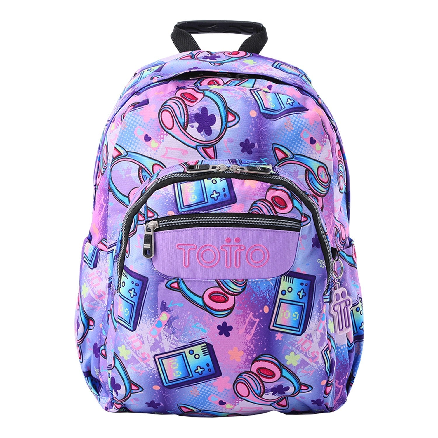 TOTTO Schul -Rucksack anpassbar an das Auto Meowsica 4QH - Acuareles