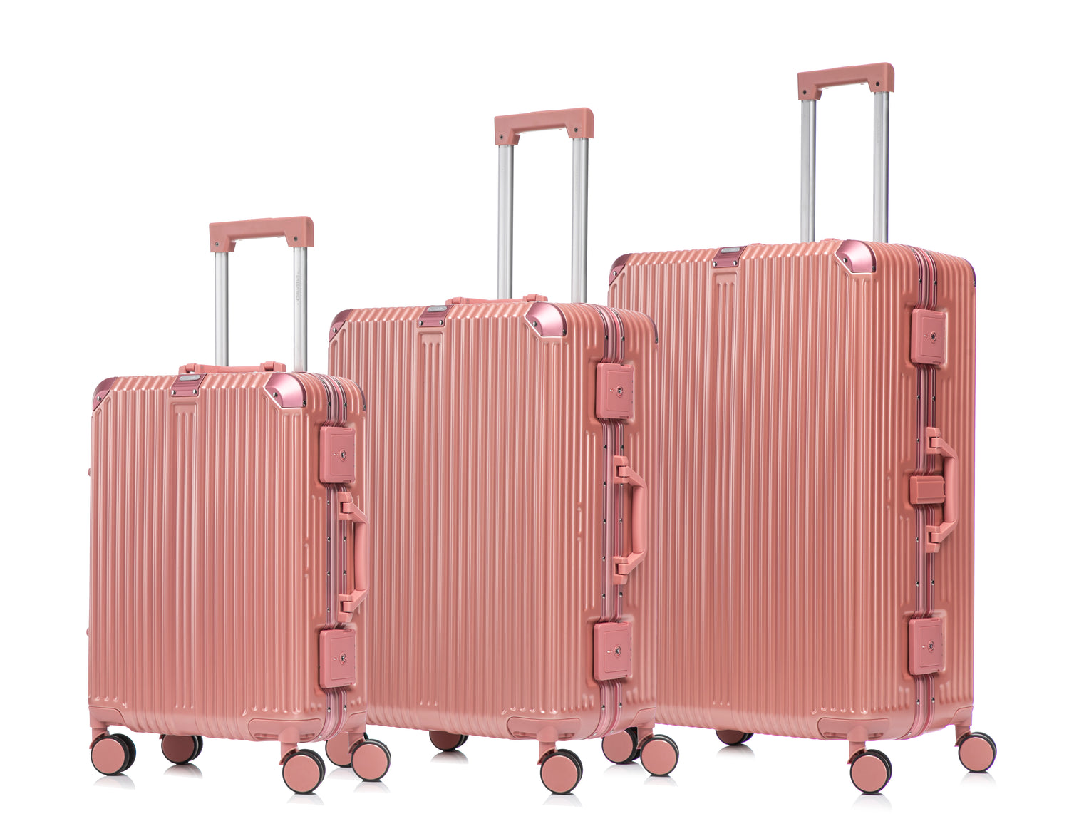 GREENWICH Set de Maletas ALUMINIO FRAME 58cm/69cm/78cm DOHA