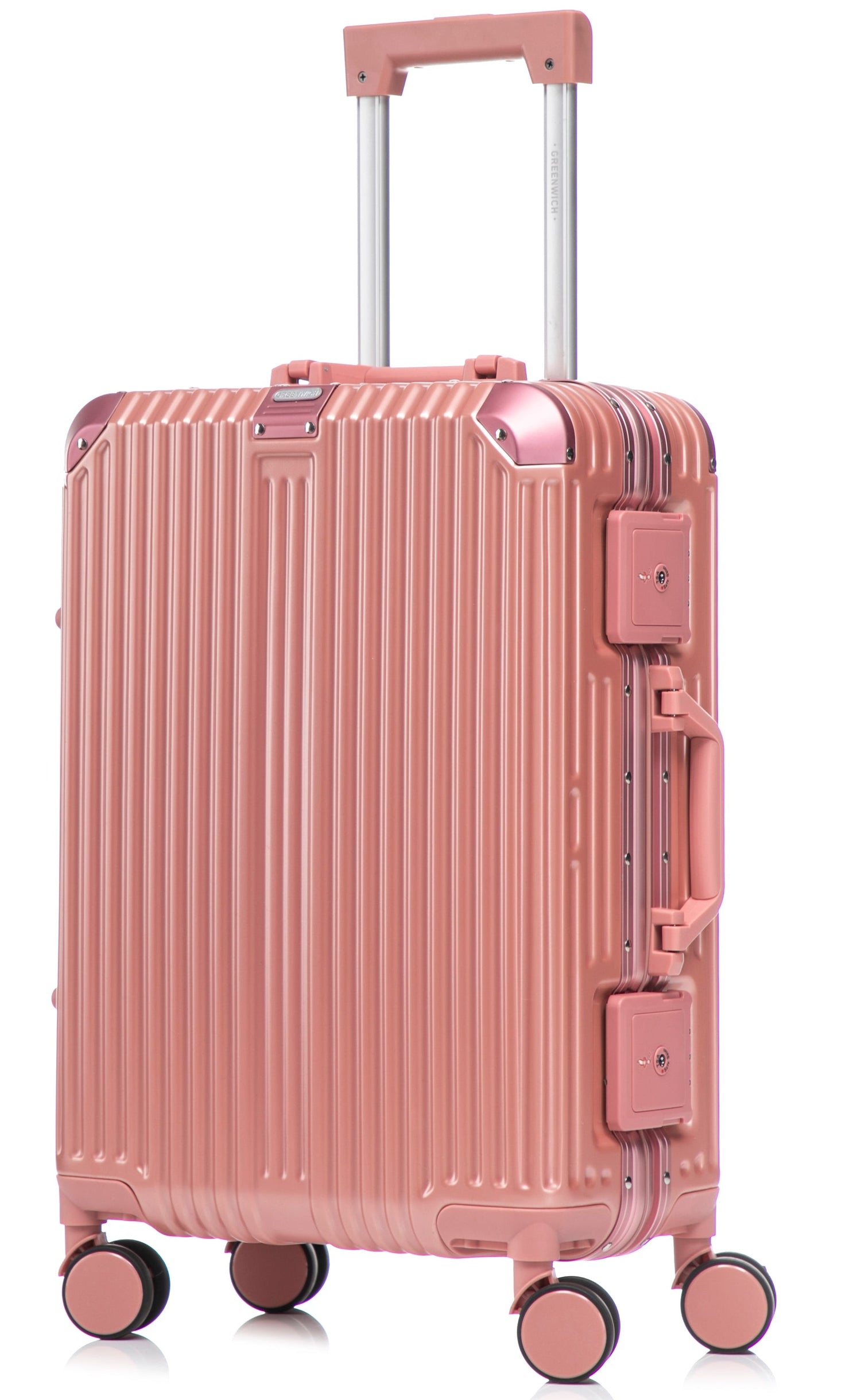 GREENWICH Set von ALUMINIUM-Koffer FRAME 55cm/69cm/78cm DOHA