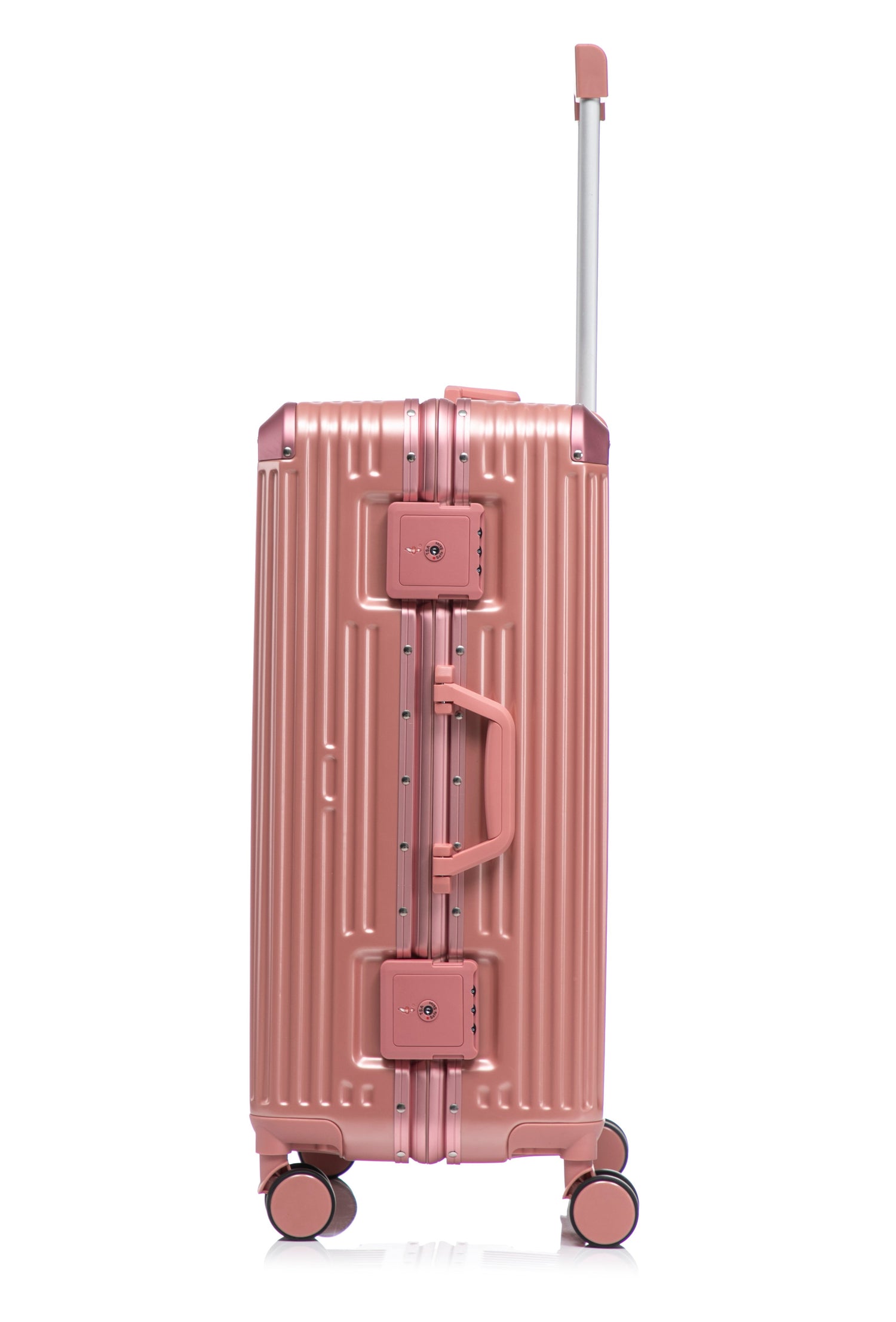 Aluminiowa walizka FRAME Zamknięcie bez zamka błyskawicznego DOHA 78 cm