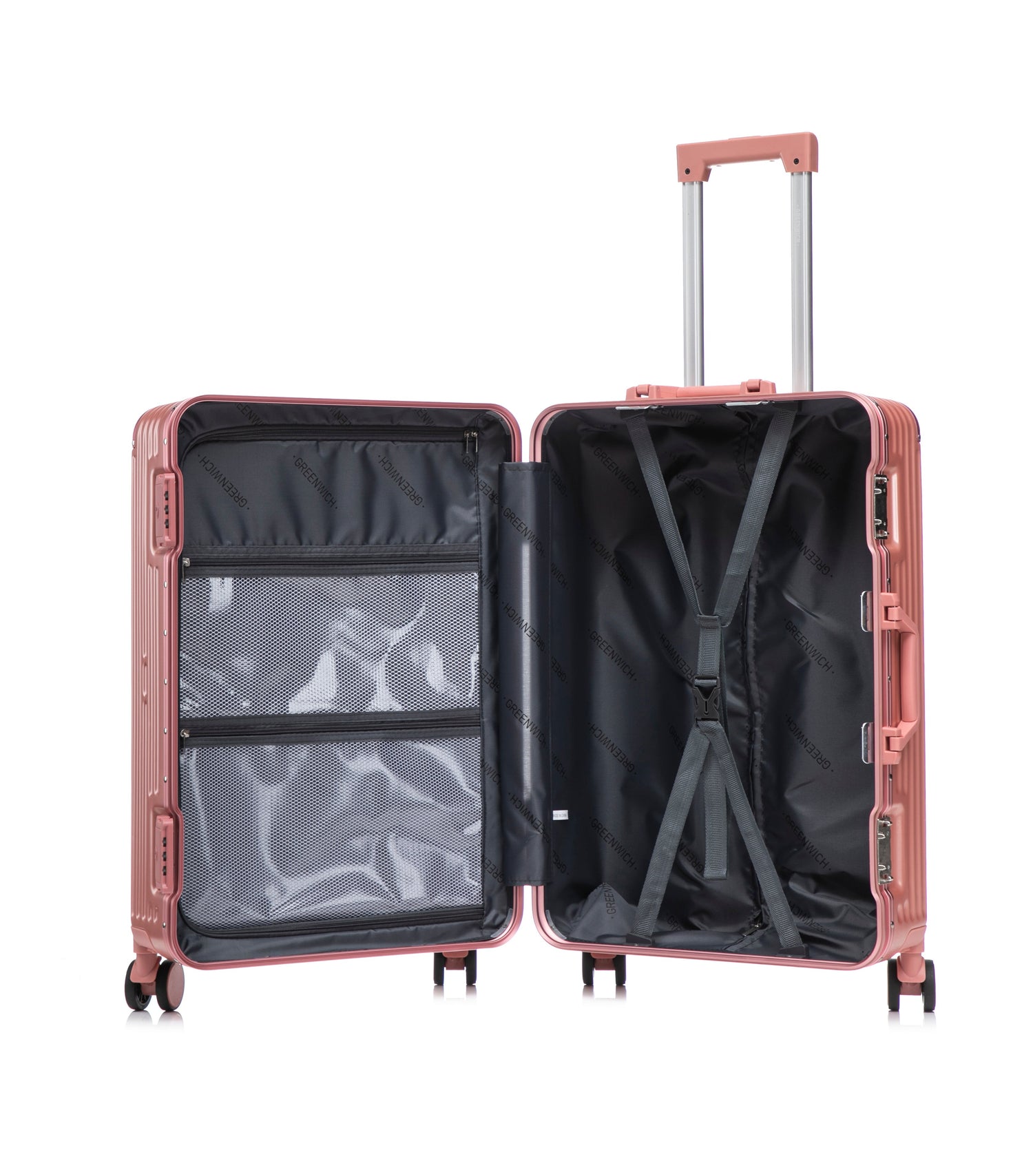 Mala de alumínio FRAME Fechando sem zíper DOHA 78cm