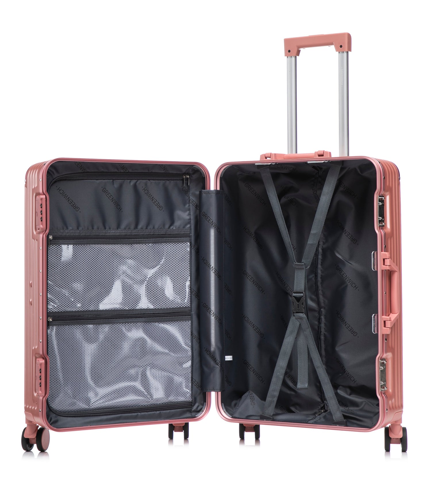 GREENWICH Set de Maletas ALUMINIO FRAME 55cm/69cm/78cm DOHA