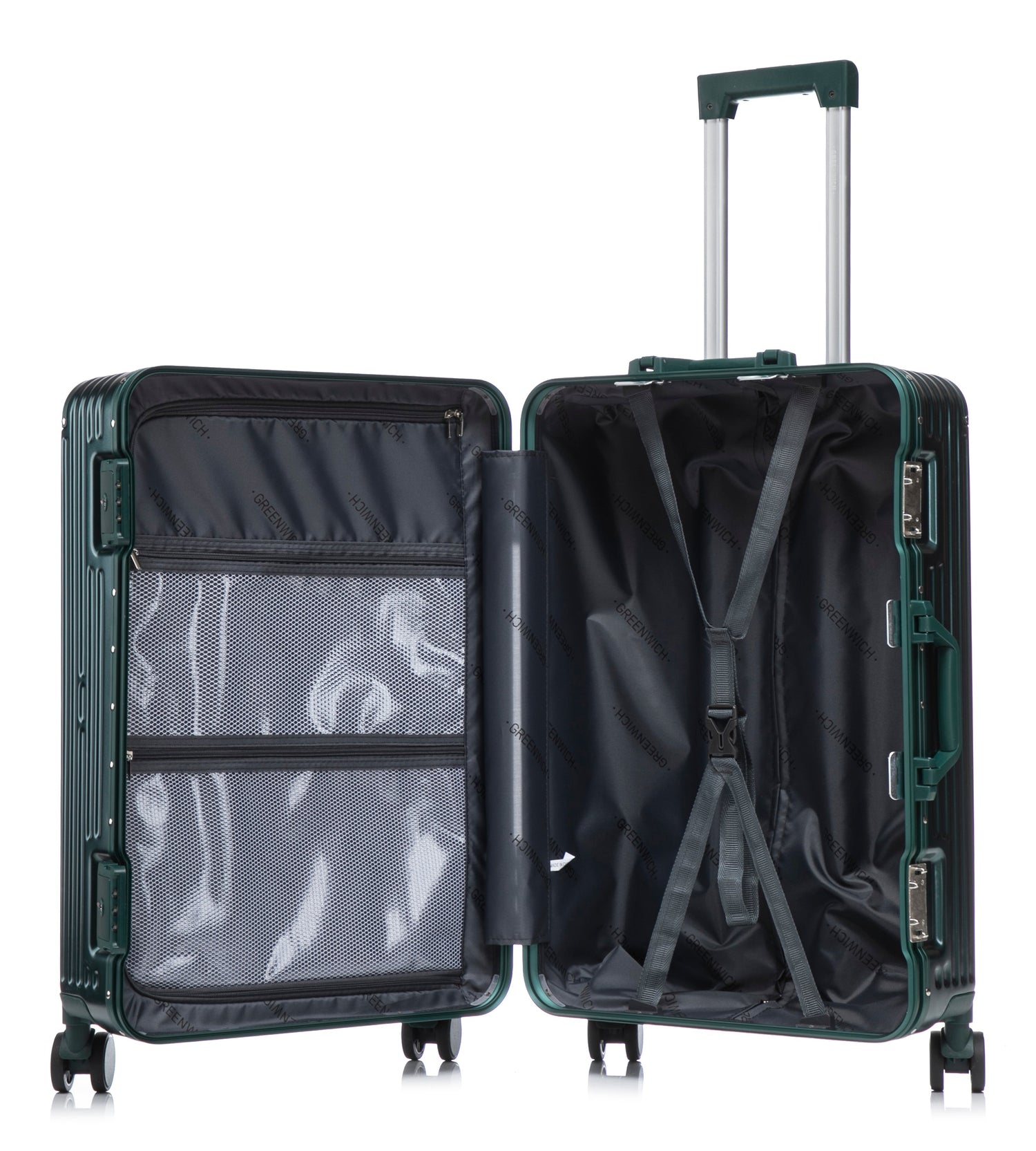 GREENWICH Set de Maletas ALUMINIO FRAME 55cm/69cm/78cm DOHA