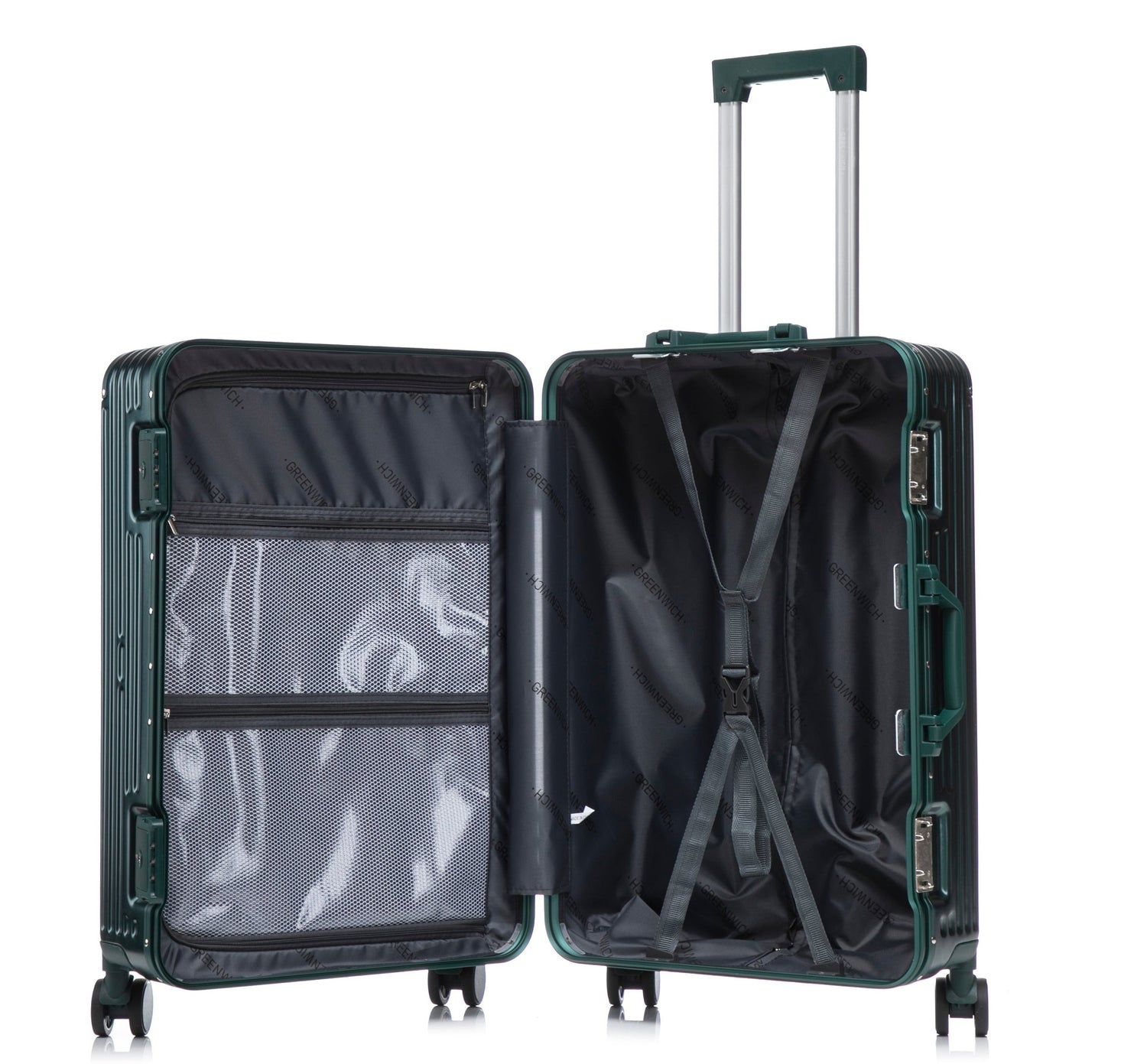 GREENWICH Set de Maletas ALUMINIO FRAME 58cm/69cm/78cm DOHA