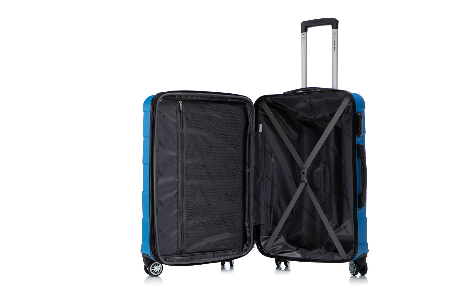 Set of extendable suitcases Budapest with Neceser Greenwich