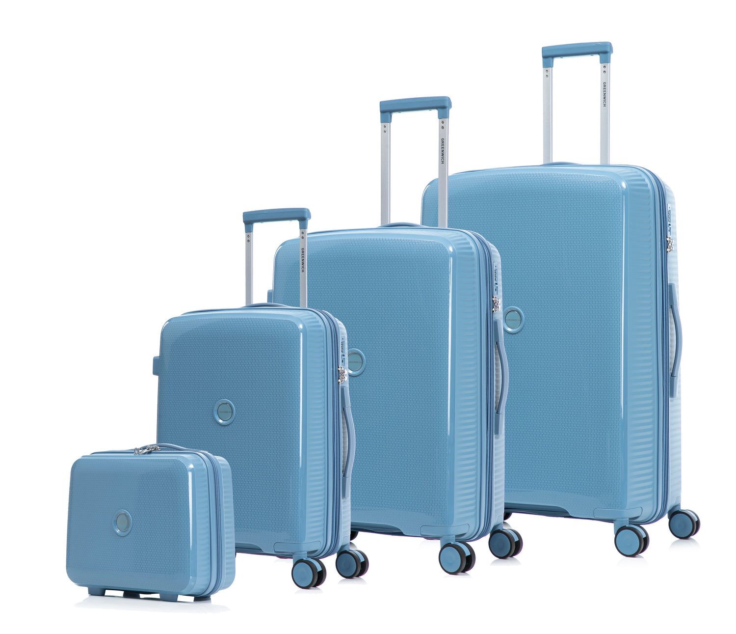GREENWICH SET Of suitcases with EXTENSIBLE + NECESER ARUBA
