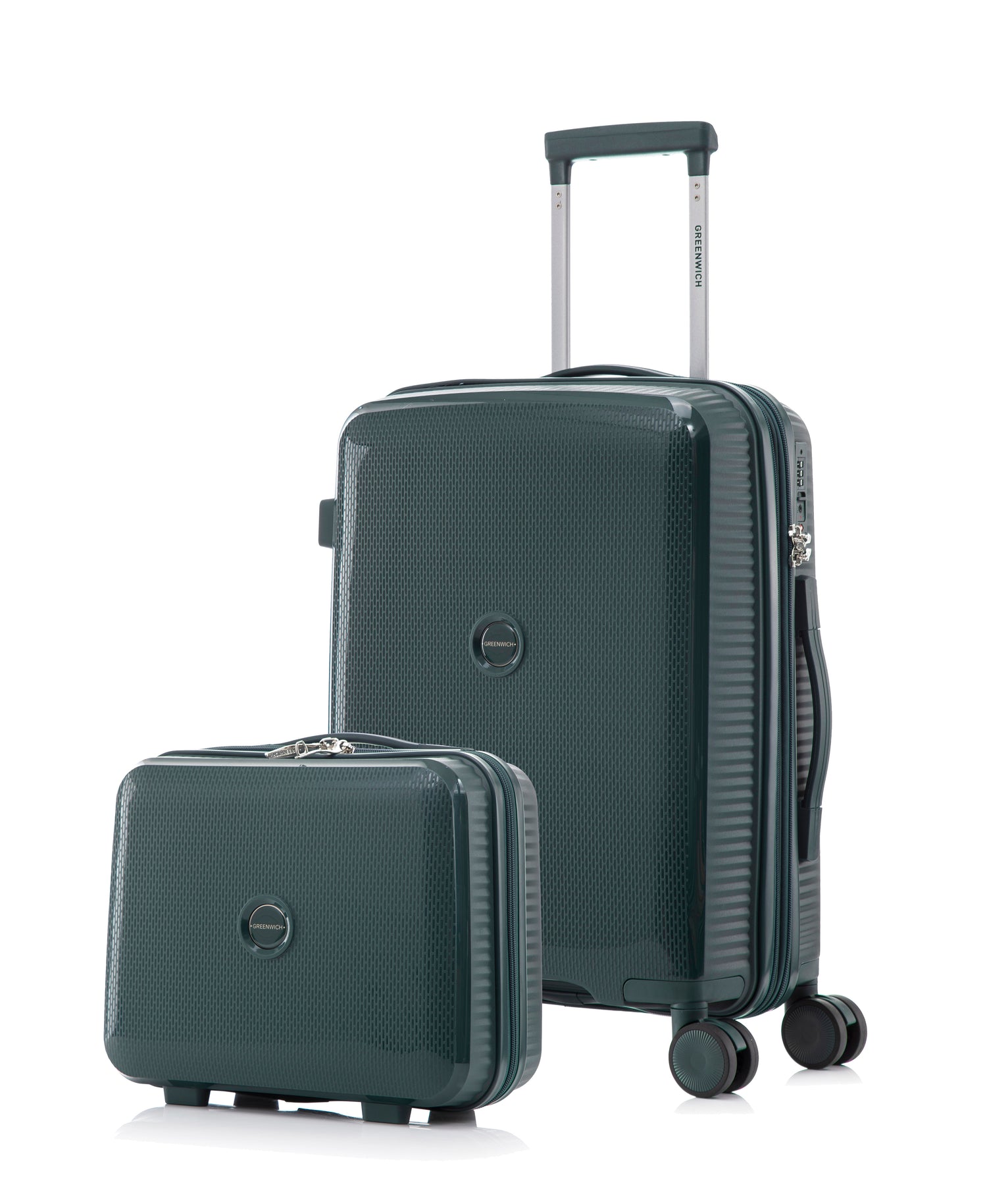 GREENWICH Valigia da cabina con extensible + neceser ARUBA