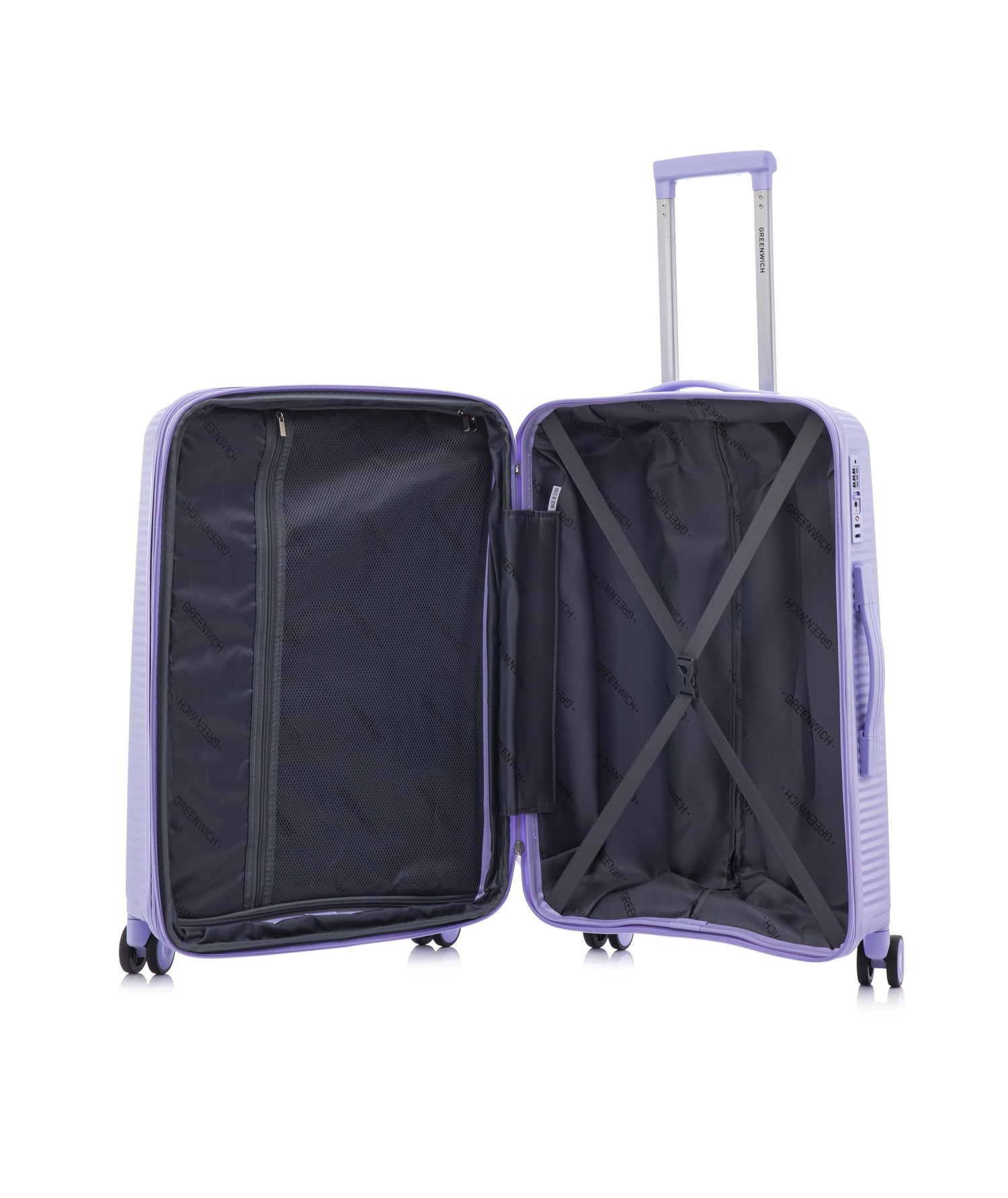 GREENWICH Valigia da cabina con extensible + neceser ARUBA