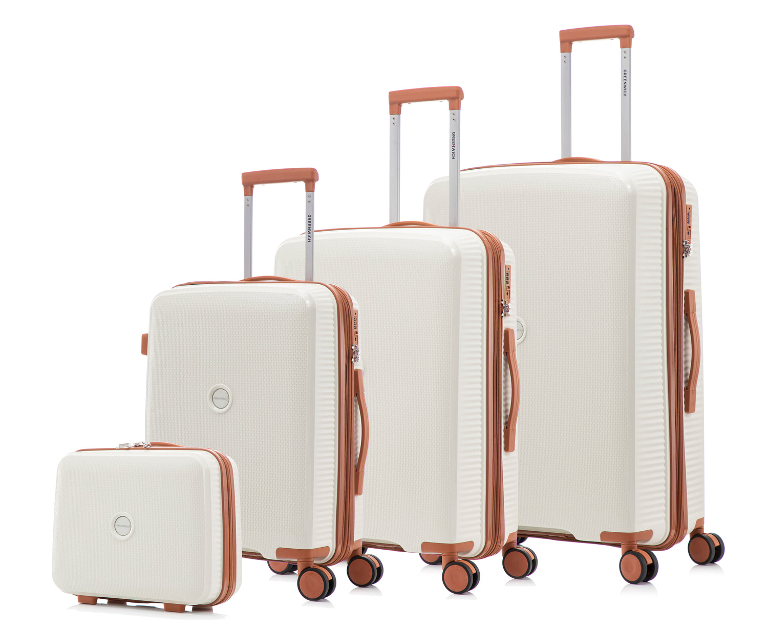 GREENWICH SET Of suitcases with EXTENSIBLE + NECESER ARUBA