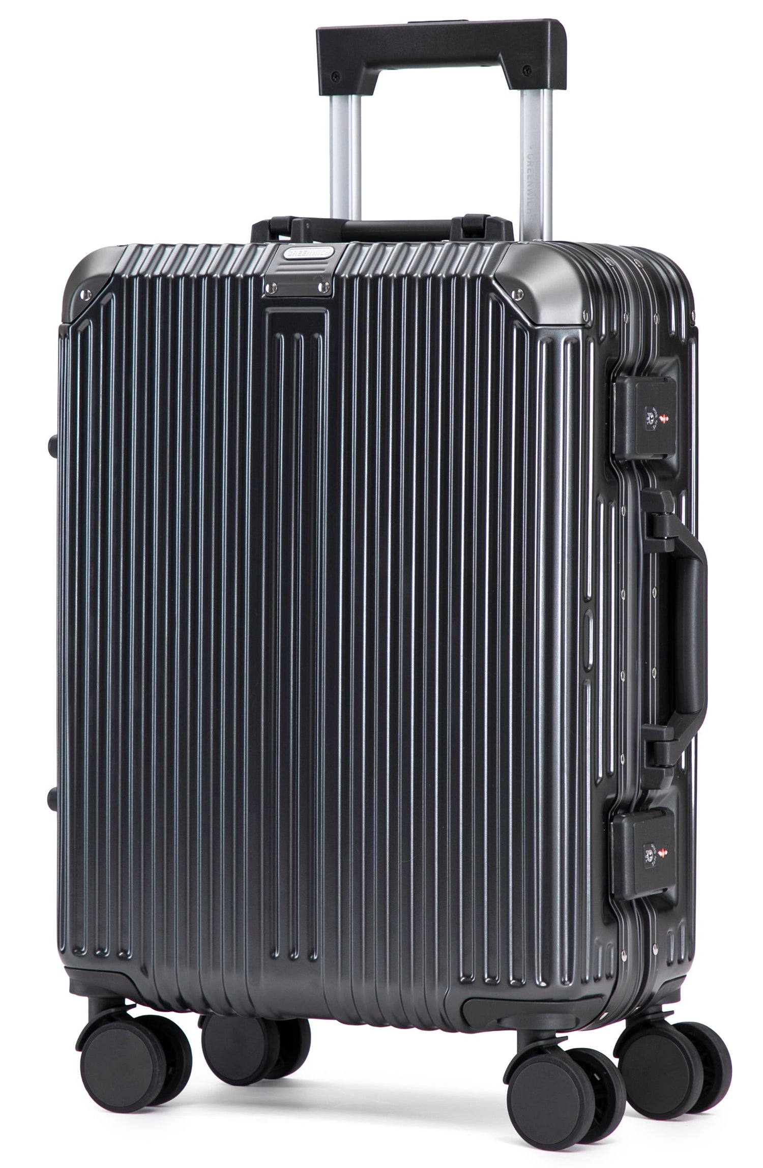 GREENWICH Set von ALUMINIUM-Koffer FRAME 55cm/69cm/78cm DOHA