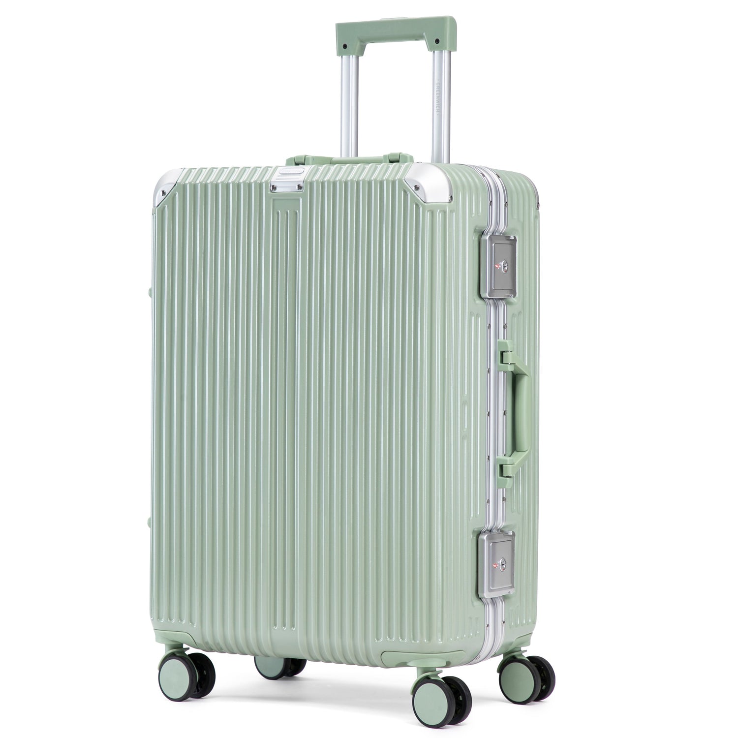 GREENWICH Set von ALUMINIUM-Koffer FRAME 55cm/69cm/78cm DOHA