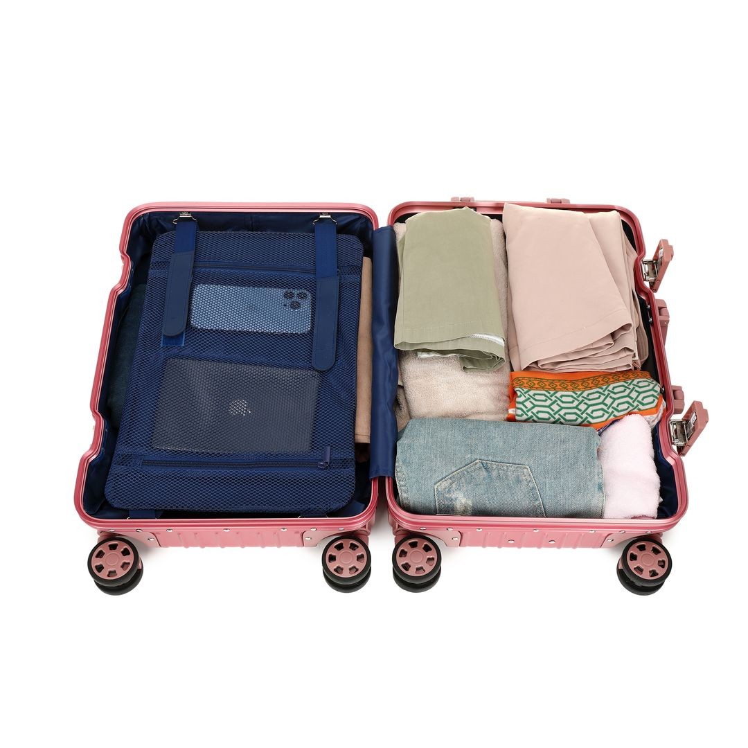 Greenwich kuffert 100% aluminium af Paris 55 cm kabine