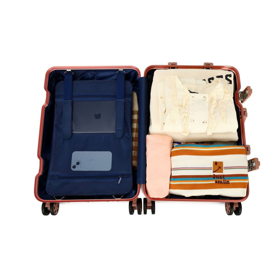 Greenwich kuffert 100% aluminium af Paris 55 cm kabine