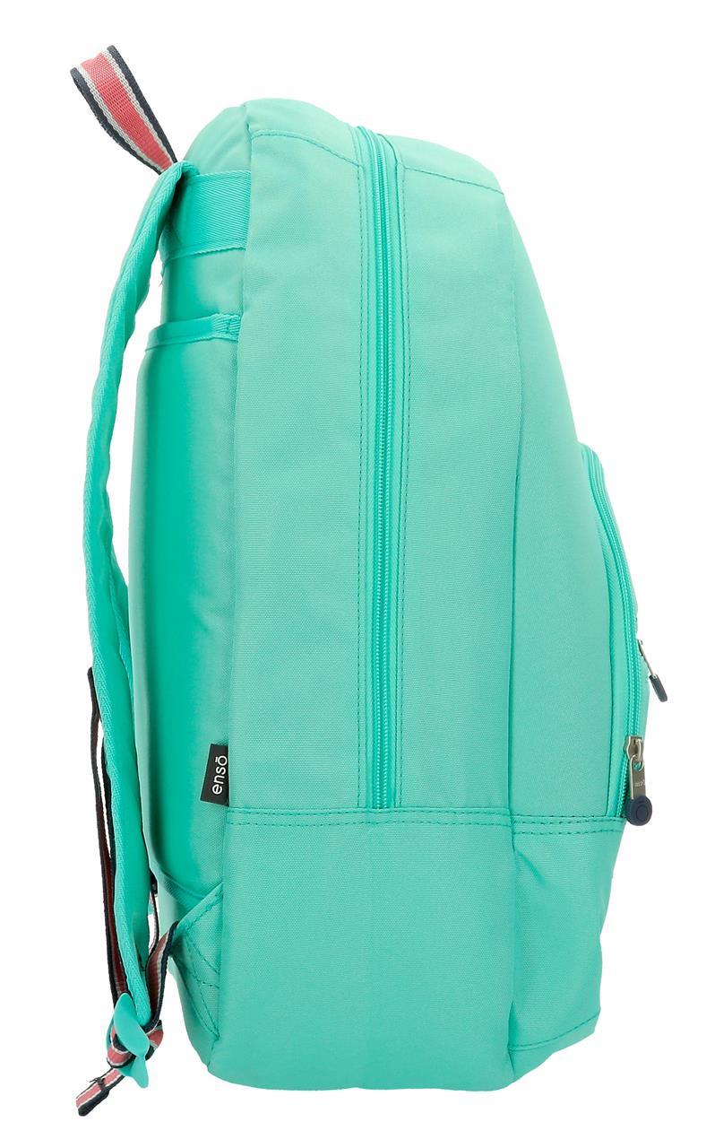 92423B4 MOCHILA ADAP. 46CM. ENSO BASIC TURQUESA