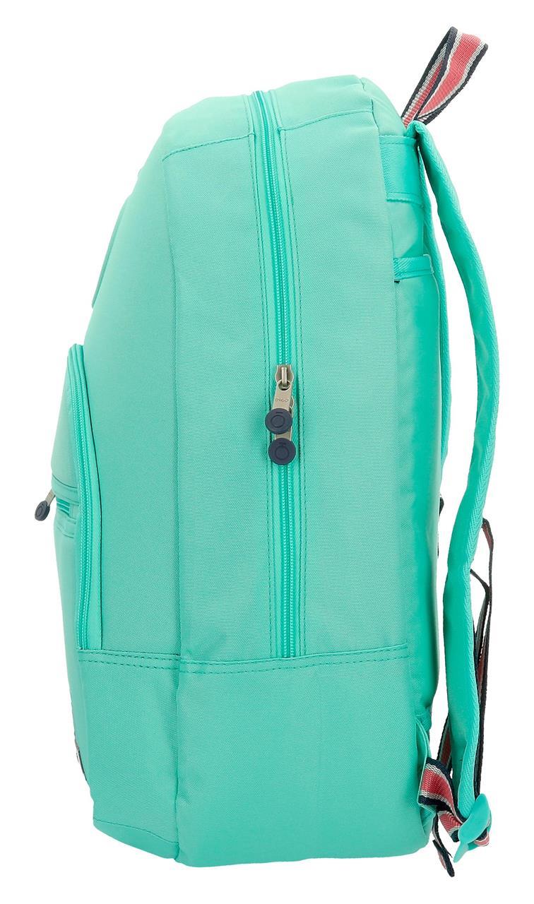 92423B4 MOCHILA ADAP. 46CM. ENSO BASIC TURQUESA