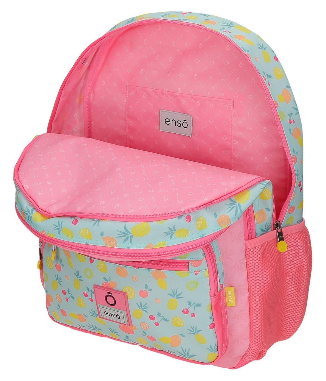 90924T1 * MOCHILA ADAPT C/CARRO 44CM.2C.ENSO JUICY FRUITS